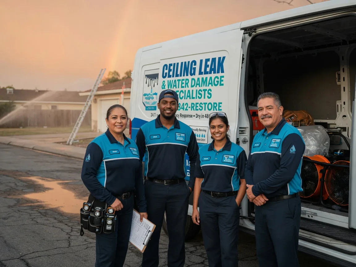 Ceiling Leak Cleanup company in Glencross, SD